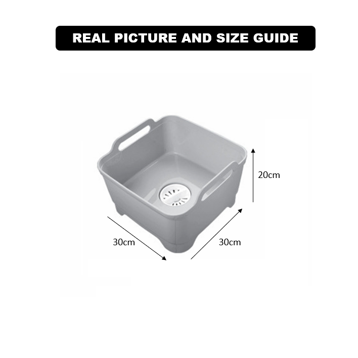 Large Capacity Wash & Drain Basket