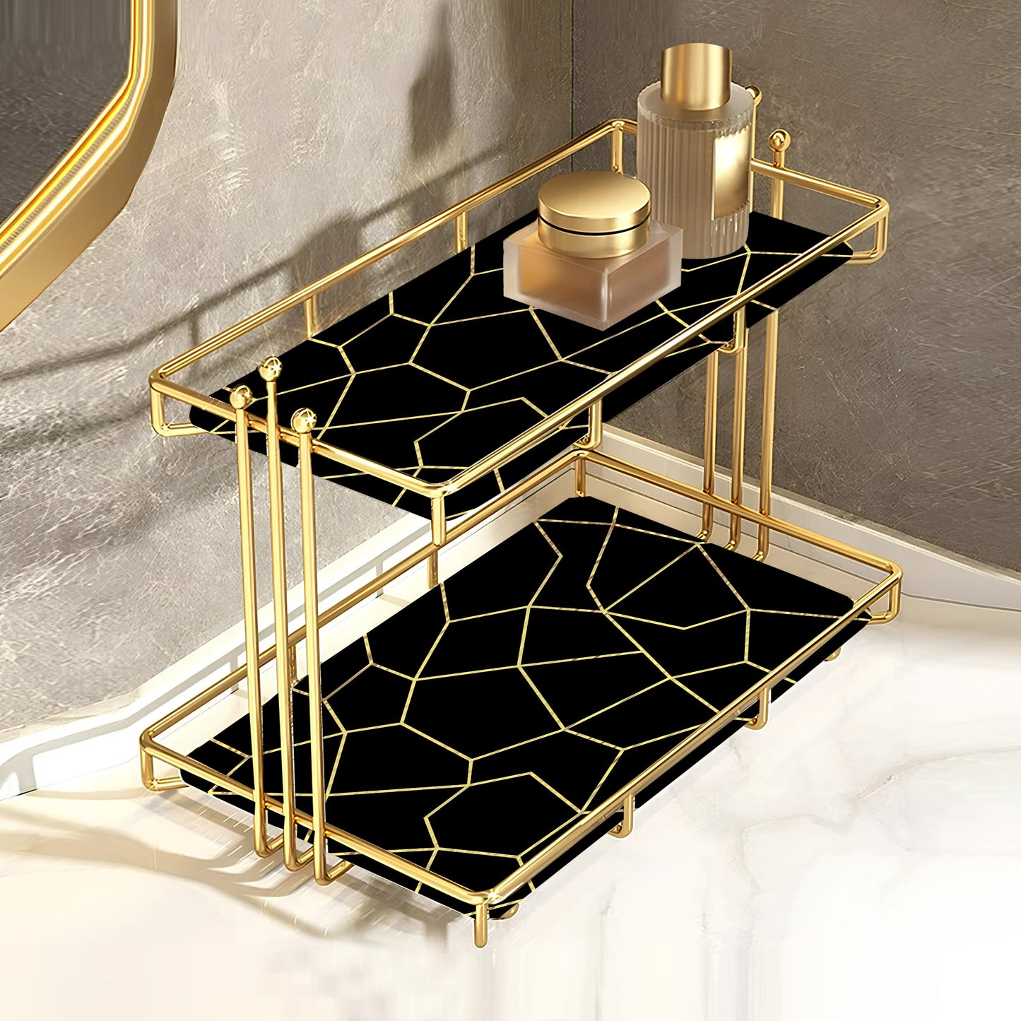 2-Layer Luxury Vanity Storage