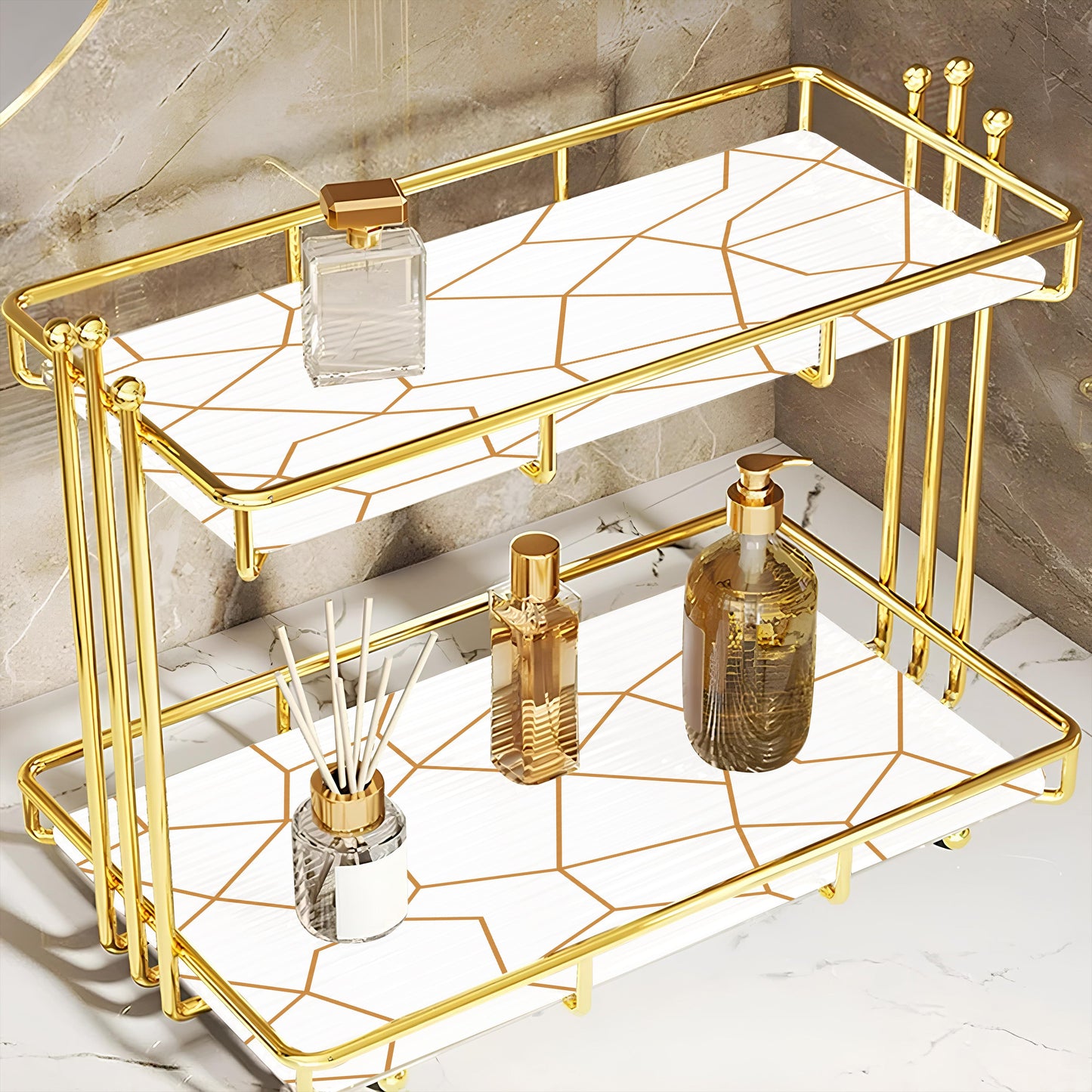 2-Layer Luxury Vanity Storage