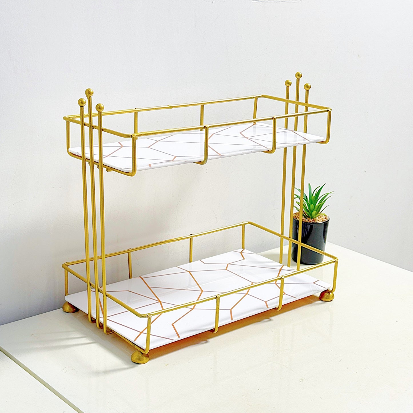2-Layer Luxury Vanity Storage